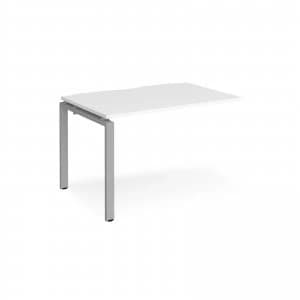 Image of Adapt II Add On Unit Single 1200mm x 800mm - Silver Frame White top