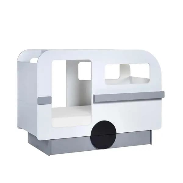 Image of Julian Bowen Tourer Caravan Bed - Vapor Grey and White TOU001