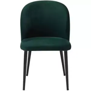 Image of Zara Dining Chair Green (Pack of 2)