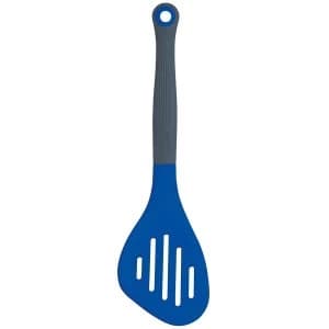 Image of KitchenCraft Colourworks Silicone Slotted Turner - Blue