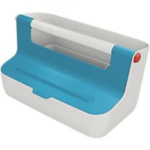 Image of Leitz Cosy Storage Carry Box Calm Blue 21.4 x 36.7 x 19.6 cm