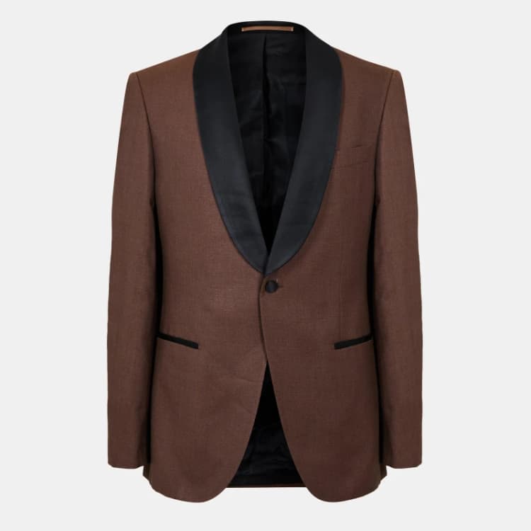 Image of Boss Mens Harvers Tuxedo Suit Beige male 38 (48)