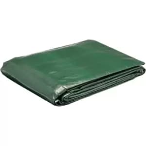 Image of Draper Green Polyethylene Tarpaulin 7m 5.4m
