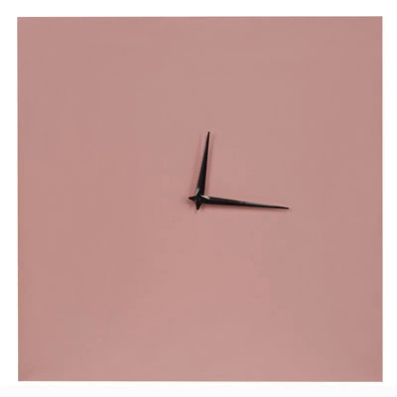 Image of Beliani Wall Clock Tomar 40 Cm Metal Pink