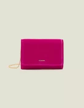 Image of Accessorize Womens Velvet Cross Body Bag