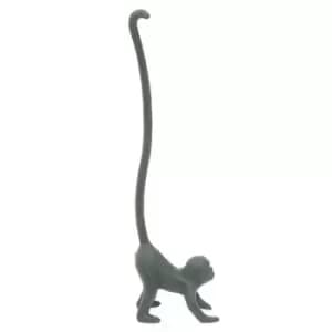 Image of Interiors By Ph Monkey Toilet Roll Holder - Grey