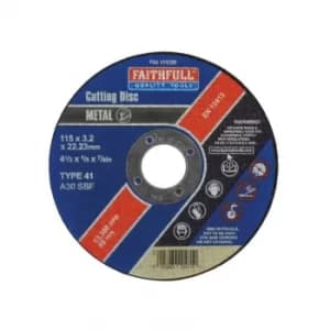 Image of Metal Cut Off Disc 115 X 3.2 X 22.23MM