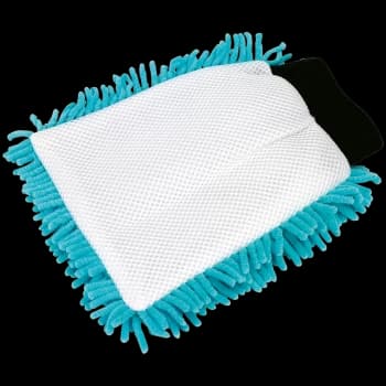 Image of Sealey CC77 2 in 1 Shaggy Microfibre Mitt