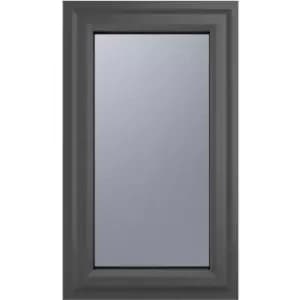 Image of Crystal Casement uPVC Window Left Hand Opening 610mm x 1040mm Obscure Double Glazing /White in Grey