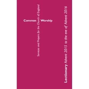 Image of Common Worship Lectionary: Advent 2015 to the Eve of Advent 2016 Standard format Paperback