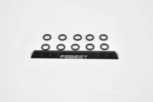 Image of FEBEST Gaskets RINGFL-026-PCS10 Seal, injector MERCEDES-BENZ,NISSAN,HONDA,E-Klasse Limousine (W211),C-Klasse Limousine (W203)