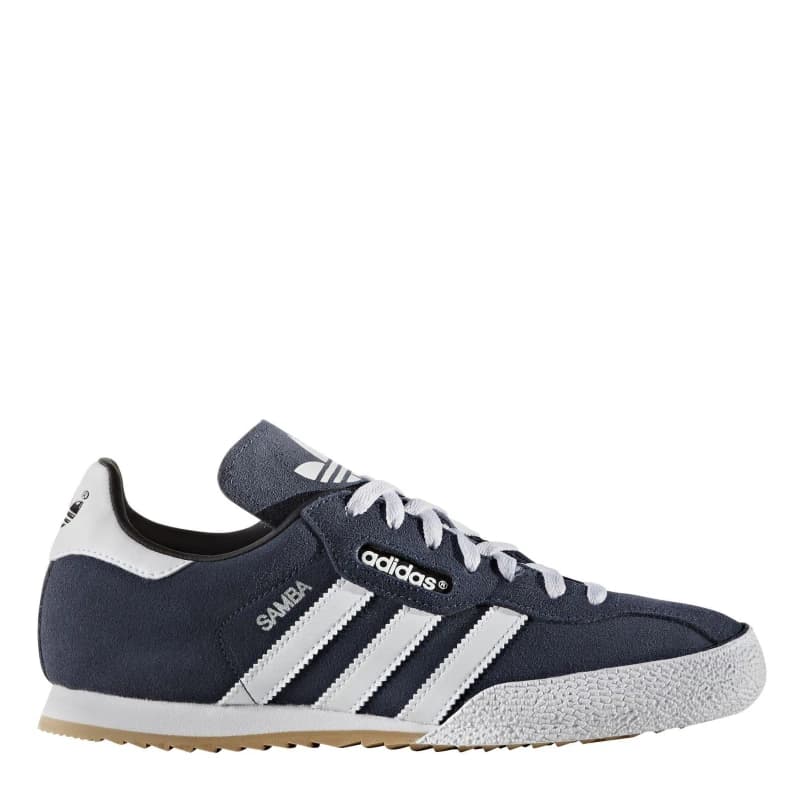 Image of adidas Originals Samba Suede Trainers Mens Low Trainers 6 (39.3) Blue 26315122260