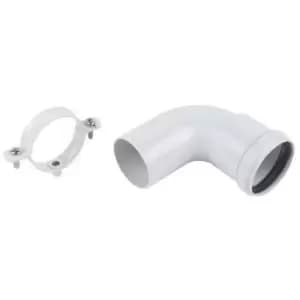 Image of Vaillant 90°° Flue Elbow, (Dia)100mm