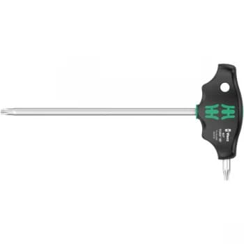 Image of Wera 05023379001 467 TORX HF T-Handle Screwdriver - HF TX 40 x 200mm