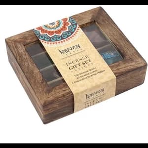 Image of Karma Incense Gift Set in a Wooden Display Box