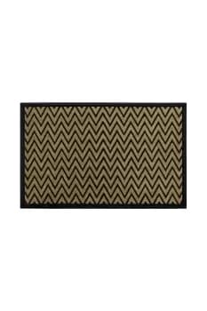 Image of Vienna Rubber Backed Scraper Doormat 60x90cm Zigzag