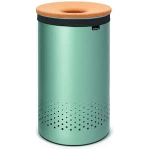 Image of Brabantia Laundry Bin with Cork Lid - 60L Mint