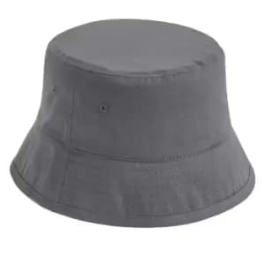 Image of Beechfield Unisex Adult Organic Cotton Bucket Hat (S-M) (Navy Blue)