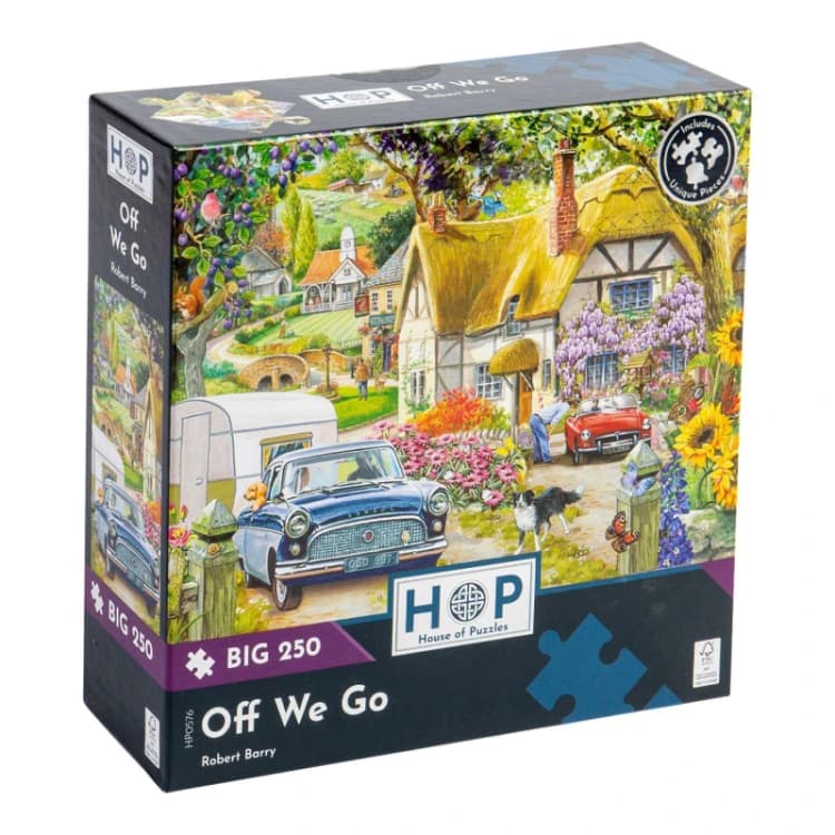 Image of The House Of Puzzles Off We Go, BIG 250 Piece Jigsaw Puzzle Multi unisex