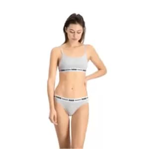 Image of Puma 2 Pack String Thongs Womens - Grey