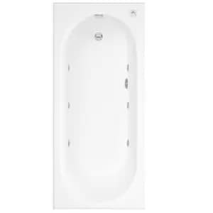 Image of Alton Single Ended Bath with 6 Jet Whirlpool System - 1700 x 750mm