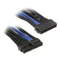 Image of SilverStone ATX 24-pin cable 30cm - Black / Blue