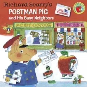 Image of richard scarrys postman pig and his busy neighbors
