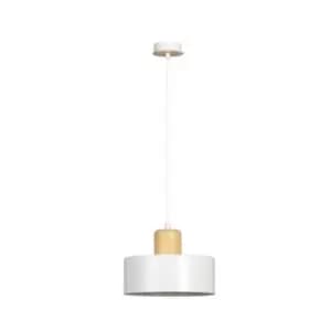 Image of Torin White Dome Pendant Ceiling Light 1x E27