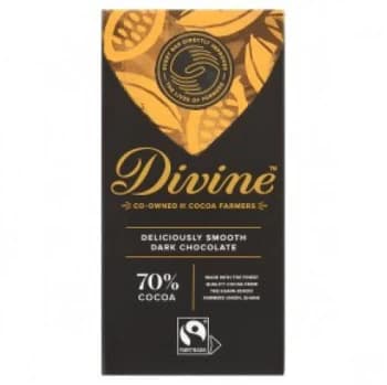 Image of Divine 70% Dark Chocolate - 90g (15 minimum)