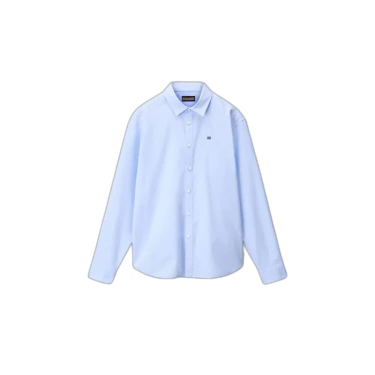 Image of Long sleeve shirt Napapijri Terra Bleu Male 2XL