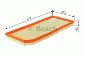 Image of Bosch 1457433101 Air Filter Insert S3101