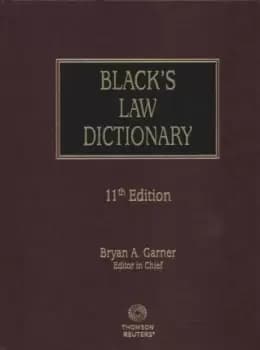 Image of Black's Law Dictionary Standard by Bryan A Garner