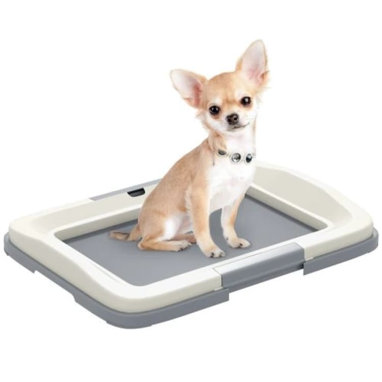 Image of Pawhut Dog Toilet Tray, Dog Litter Tray For Training Dogs, 47 X 34 X 6Cm D07-050V00GY
