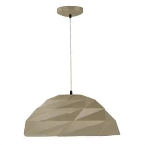 Image of 1 Light Dome Pendant Metallic Gold, E27