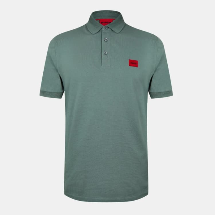 Image of HUGO Dereso232 Slim Polo Shirt Open Green M