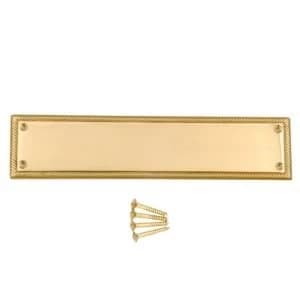 Image of BQ Brass Finger Plate W67mm
