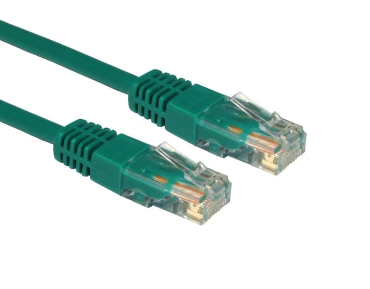 Image of Cables Direct URT-603G networking cable Green 3m Cat5e U/UTP (UTP)