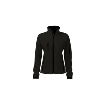 Image of Executive Womens Medium Grey Soft Shell Jacket - Tuffsafe