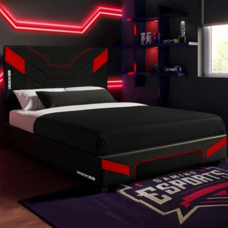 Image of X Rocker Cerberus Mkii Gaming Bed-in-a-box - Small Double 4ft - Carbon Black 2023088