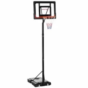 Image of Sportnow 2.1-2.6M Basketball Hoop And Stand W/ Weighted Base And Wheels