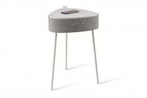 Image of Koble Riva Wireless Charging Bluetooth Side Table - White