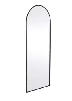 Image of Hudson Reed 800mm Arched Wetroom Screen - Matt Black