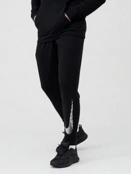 Image of Nike Dry Swoosh Graphic Taper Pants - Black Size M Men