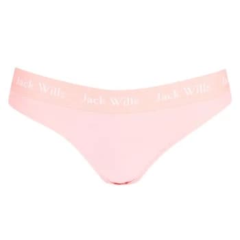 Image of Jack Wills Canterton Taped Bikini Bottoms - Coral