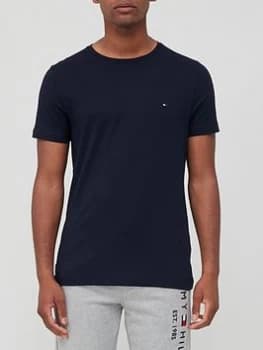 Image of Tommy Hilfiger Back Print Logo T-Shirt - Desert Sky, Desert Sky Size M Men
