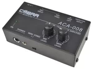 Image of Microphone and Headphone Audio Mixer