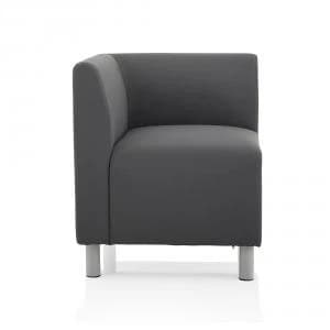 Image of Trexus Melia Corner Sofa Fabric Grey Ref BR000216
