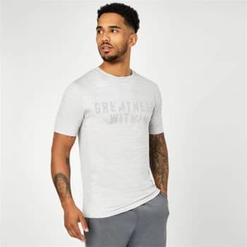Image of Everlast Seamless Logo T-Shirt - Grey