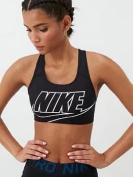 Image of Nike Medium Control Futura Bra - Black