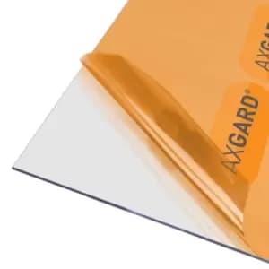 Image of Axgard Clear 2mm UV Protected Polycarbonate Roofing Sheet - 1000 x 2000mm